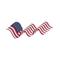 Usa flag icon vector design