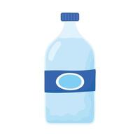 botella de agua, bebida, aislado, icono vector