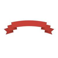 Isolated red ribbon icon vector design