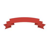 Isolated red ribbon icon vector design