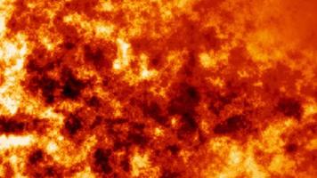 brandvägg abstrakt ljus och skugga flamma lava vågform på varm luft faller video