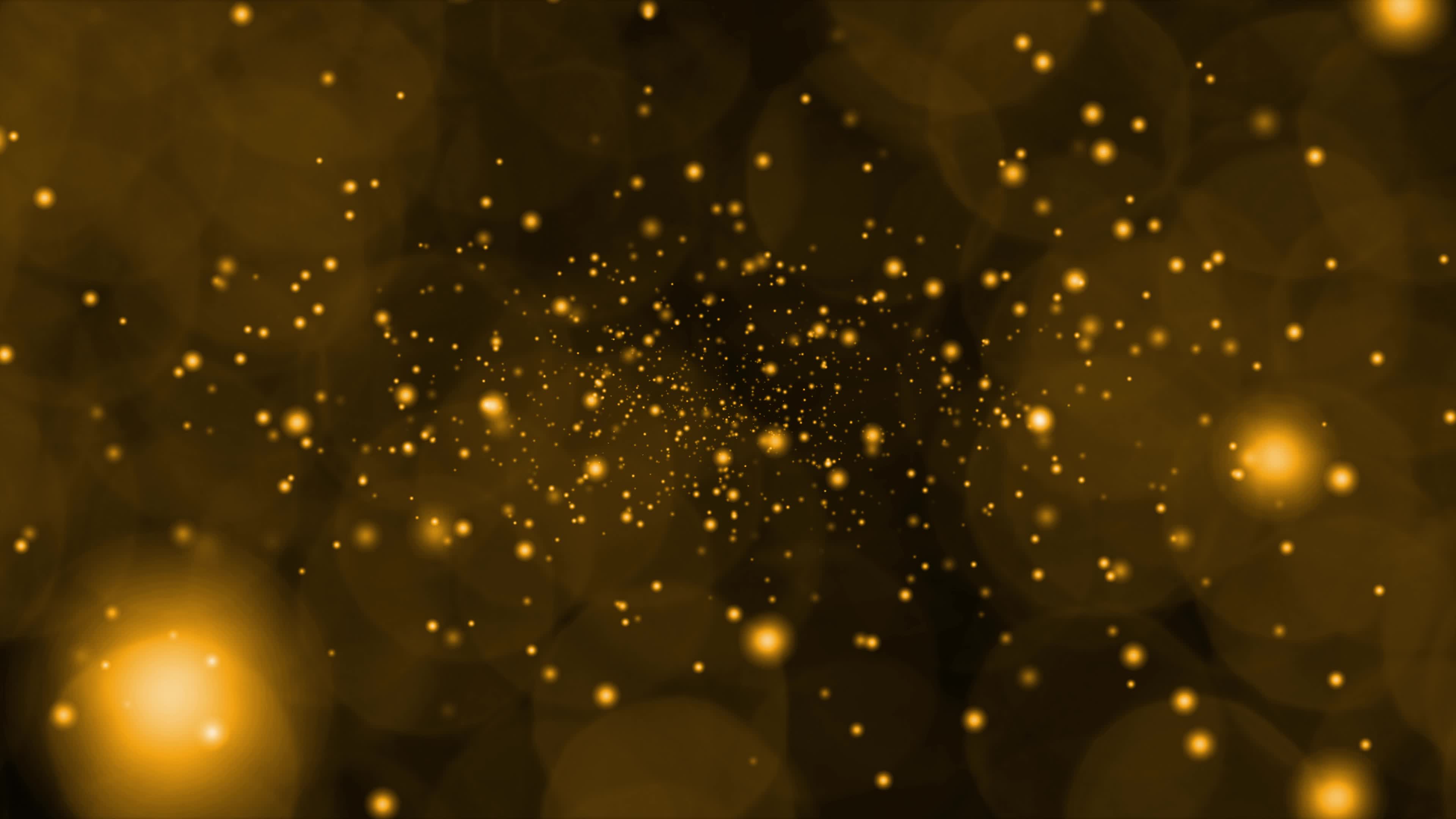 deep gold snow and ice dust falling very slow and faded in the winter