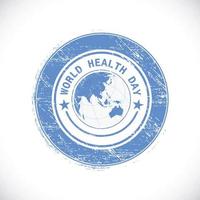 logo del dia mundial de la salud vector