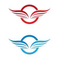 Wing logo images vector