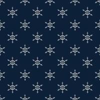 Seamless snowflake red white vector illustration v5.eps