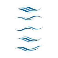 Water wave icon vector design