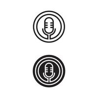 Podcast Vector icon design illustration