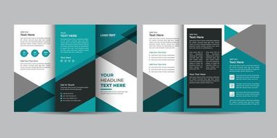 Admission Tri-Fold Brochure Design Template vector