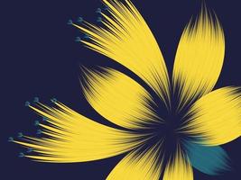 Abstract Flower and  Background vector