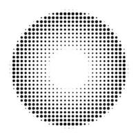 Radial Halftone Circle vector