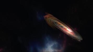 scifi artística 3d arte misteriosa nebulosa nuvem cósmica video