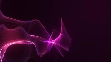 lazo rosa púrpura líneas onduladas malla de alambre forma de onda