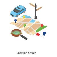 Location Search Concepts vector