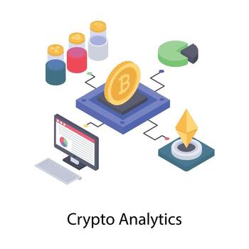 análisis de datos criptográficos vector