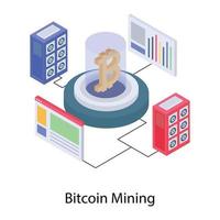 Bitcoin Data Mining vector