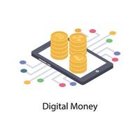 Digital Money Elements vector