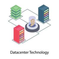 Blockchain and Dataserver vector