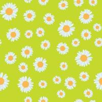 Flower Seamless Pattern Background. Vector Illustration. EPS10