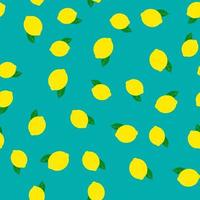 Abstract Lemon Seamless Pattern Background Vector Illustration