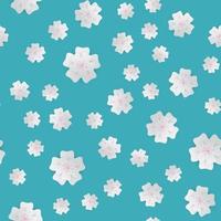 Flower Seamless Pattern Background. Vector Illustration. EPS10