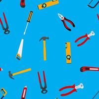Repair Tools Seamless Pattern Background. Vector Illustration