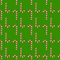 Sweet candy cane seamless pattern background. Decoration for the new year. Vector Illustration