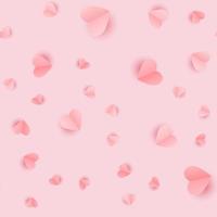 Love Heart Seamless Pattern Background. Vector Illustration EPS10