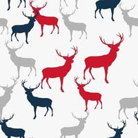 Abstract Seamless deer pattern background. Vector Illustration EPS10