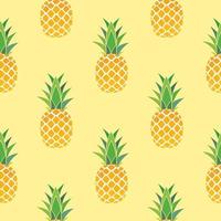 Pineapple Seamless Pattern Background. Vector Illustration. EPS10