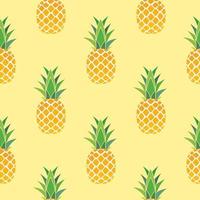 Pineapple Seamless Pattern Background. Vector Illustration. EPS10