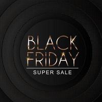 Black Friday Sale Banner Template. Vector Illustration