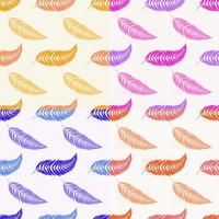Set of Color seamless patterns of abstract flat isolated orange leaf vector