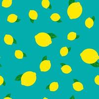 Abstract Lemon Seamless Pattern Background Vector Illustration