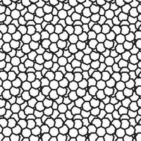 Black and White Geometric Abstract Background Seamless Pattern. Vector Illustration