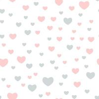 Heart Love Seamless Pattern Background Vector Illustration. EPS10