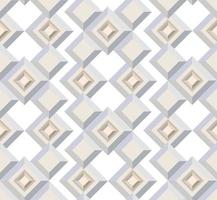 Abstract geometric tile pattern. Seamless backdrop with square ornament in geometric style of 1930s vector