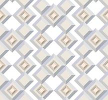 Abstract geometric tile pattern. Seamless backdrop with square ornament in geometric style of 1930s vector