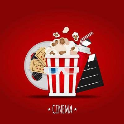 Cinema Icon Vector Illustration