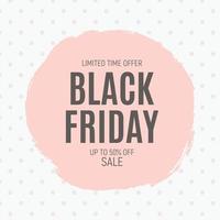 Black Friday Sale Banner Template. Vector Illustration