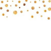 Abstract Golden Glossy Confetti  Background. Vector Illustration