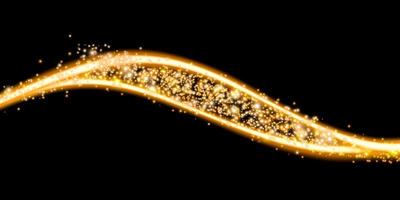 Golden glow curve photo