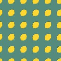 Abstract Lemon Seamless Pattern Background Vector Illustration