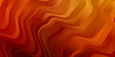 Dark Orange vector layout with curves