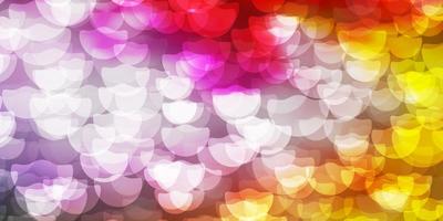 Abstract vector background with colorful gradient