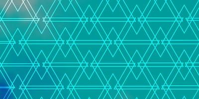 Light Blue, Green vector layout with lines, triangles. Illustration with colorful gradient triangles. Design for your promotions.