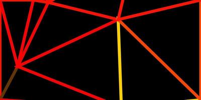 Light red, yellow vector poly triangle texture.