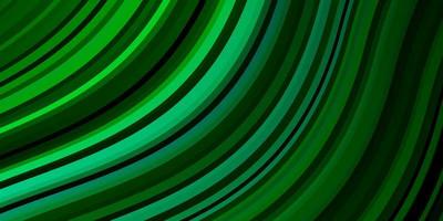 diseño vectorial verde oscuro con arco circular. colorida ilustración con líneas curvas. diseño inteligente para tus promociones. vector