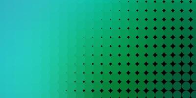 Light Green vector pattern with spheres. Modern abstract illustration with colorful circle shapes. Pattern for websites.