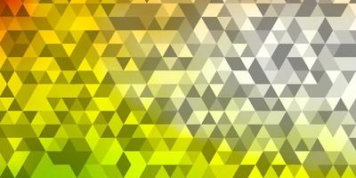 Light Green, Red vector texture with triangular style.