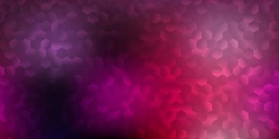 Dark purple, pink vector template with abstract forms.